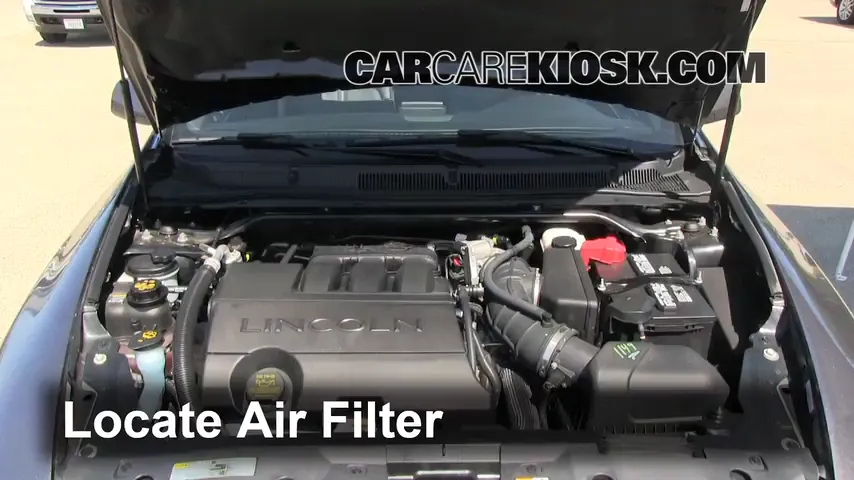 2011 Lincoln MKS 3.7L V6 Air Filter (Engine)